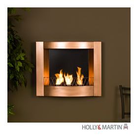 Holly & Martin Hallston Wall Mount Fireplace-Copper - 37-114-058-4-09