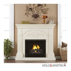Holly & Martin Salerno Gel Fireplace-Ivory - 37-213-031-6-18