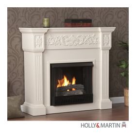 Holly & Martin Huntington Gel Fireplace-Ivory - 37-131-031-6-18