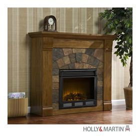 Holly & Martin Underwood Electric Fireplace-Antique Oak - 37-242-023-6-25