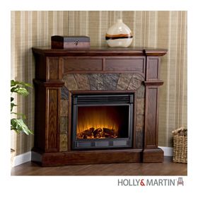 Holly & Martin Cypress Electric Fireplace-Espresso - 37-081-023-0-12