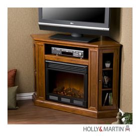 Holly & Martin Ponoma Convertible Media Electric Fireplace-Mahogany - 37-197-084-6-25