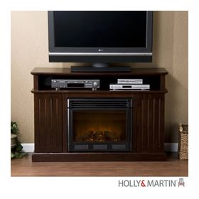 Holly & Martin Fenton Media Electric Fireplace-Espresso - 37-100-084-6-12