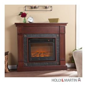 Holly & Martin Tavola Electric Fireplace-Cherry - 37-235-023-6-05