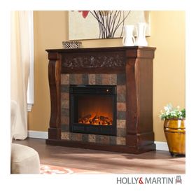Holly & Martin Calgary Electric Fireplace-Espresso - 37-054-023-6-12