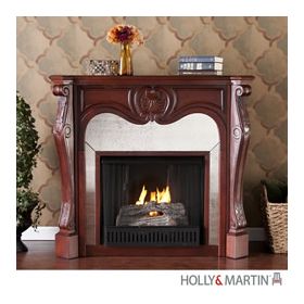 Holly & Martin Burbank Gel Fireplace-Cherry - 37-050-031-6-05