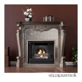 Holly & Martin Oakhurst Gel Fireplace-Burnt Oak - 37-180-031-6-25