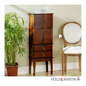 Holly & Martin Isabella Cherry Jewelry Armoire - 57-132-036-3-05