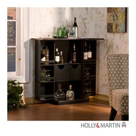Holly & Martin Archer Fold-Away Bar-Black - 53-021-007-0-01
