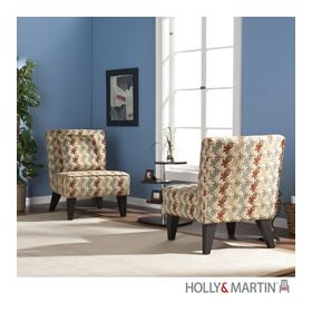 Holly & Martin Chappell Hill Chairs/Pillows-Clover Aegean - 85-062-051-1-46