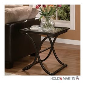 Holly & Martin Roxburgh End Table-Black - 01-208-024-4-01