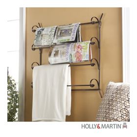Holly & Martin Southpointe Metal Magazine Rack - 53-230-038-5-03