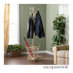 Holly & Martin Willow Hall Tree-French Vanilla - 47-255-034-3-14