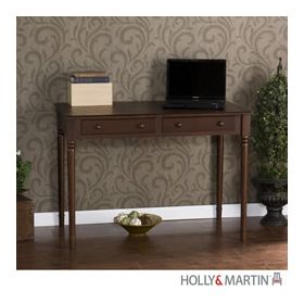 Holly & Martin Parker 2-Drawer Writing Desk-Espresso - 55-188-020-6-12