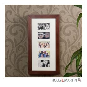 Holly & Martin Stella Photo Display Wall-Mount Jewelry Armoire-Cherry - 57-231-059-3-05