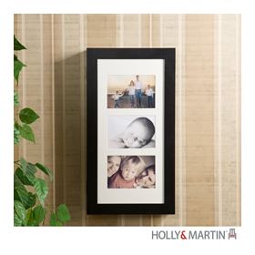 Holly & Martin Stella Photo Display Wall-Mount Jewelry Armoire-Black - 57-231-059-3-01