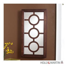 Holly & Martin Peyton Wall-Mount Jewelry Mirror - 57-196-059-3-12