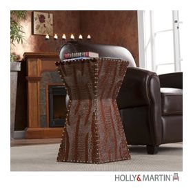 Holly & Martin Rochester Faux Leather Accent Table - 01-204-080-3-44