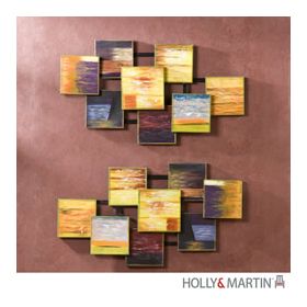 Holly & Martin Cubic 2pc Wall Sculpture - 93-079-056-3-22
