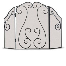 Napa Forge 3 Panel Antique Scroll Screen - Brushed Bronze - 19201