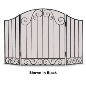 Napa Forge 3 Panel Vienna Arch Screen - Brushed Pewter - 19210