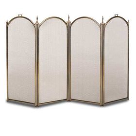 Napa Forge 4 Panel Belvedere Screen - Antique Brass - 19241