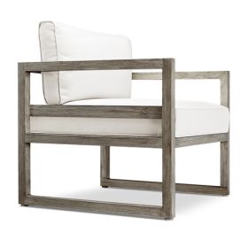 Real Flame Monaco Chairs in Brushed Antique White - 1171-BAW