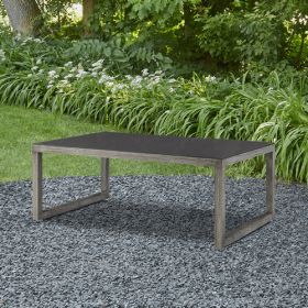 Real Flame Monaco Outdoor Table in Brushed Antique White - 1172-BAW