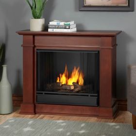Real Flame Devin Gel Fireplace in Dark Espresso - 1220-DE