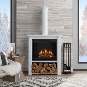 Real Flame Hollis Electric Fireplace White - 5005E-W