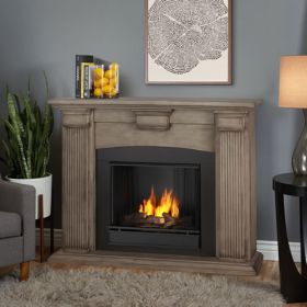 Real Flame Adelaide Gel Fireplace in Dry Brush White - 7920-DBW