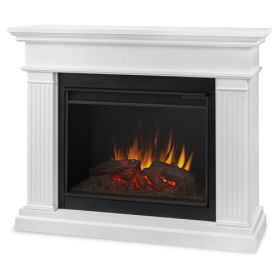 Real Flame Kennedy Grand Electric Fireplace in White - 8070E-W