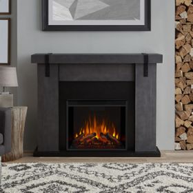 Real Flame Aspen Electric Fireplace in Gray Barnwood - 9220E-GBW