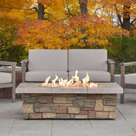 Real Flame Sedona 66" Rectangle Gas Fire Table - C11813LP-BF