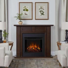 Real Flame Granby Electric Fireplace in Dark Walnut - 4410E-DW