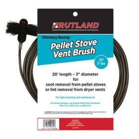 Rutland 3 Pellet Stove/Dryer Vent Brush - 20 ft - 17419