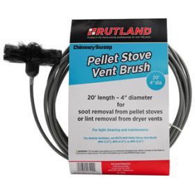 Rutland 4 Pellet Stove/Dryer Vent Brush - 20 ft - 17420