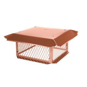HY-C BigTop 14 x 14 Copper Multi-Flue Chimney Cap - 12 Height - CBT1414K-12W