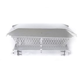 HY-C Duro-Shield Aluminum Single Flue Chimney Cap - 17 x 17 - 180B