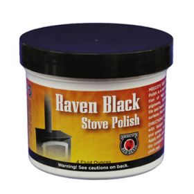 Meecos Red Devil RAVEN BLACK Stove Polish - 4 oz. - Part Number 402
