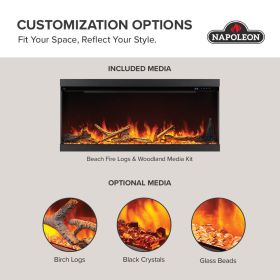 Astound FlexMount Electric Fireplace Customization options