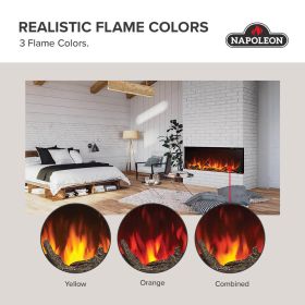 Astound FlexMount Electric Fireplace flame colors