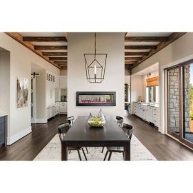Napoleon CLEARion Elite See Through Electric Fireplace EFBD50HE installed