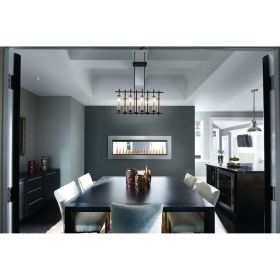 Napoleon CLEARion Elite See Through Electric Fireplace EFBD50HE installed