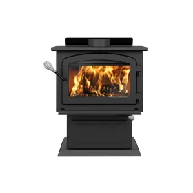 Drolet Savannah II Medium Wood Stove - DB03028 full front view