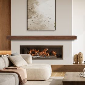 Pearl's Linear Non-Combustible Mantel Shelf-60 Inches - Saddle Finish