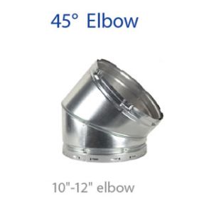 DuraVent 10 B-Vent 45 Degree Adjustable Elbow - 10BVL45-1