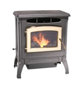 Breckwell P4000 The Classic Cast Pellet Stove / Gold Door - SP4000PD