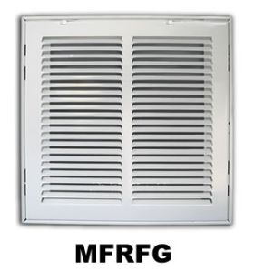 Metal-Fab Return Air Filter Grille 16x16 White - MFRFG1616W