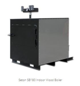 Seton SB180 Indoor Pressurized Wood Gasification Boiler - 180,000 BTU - SB180